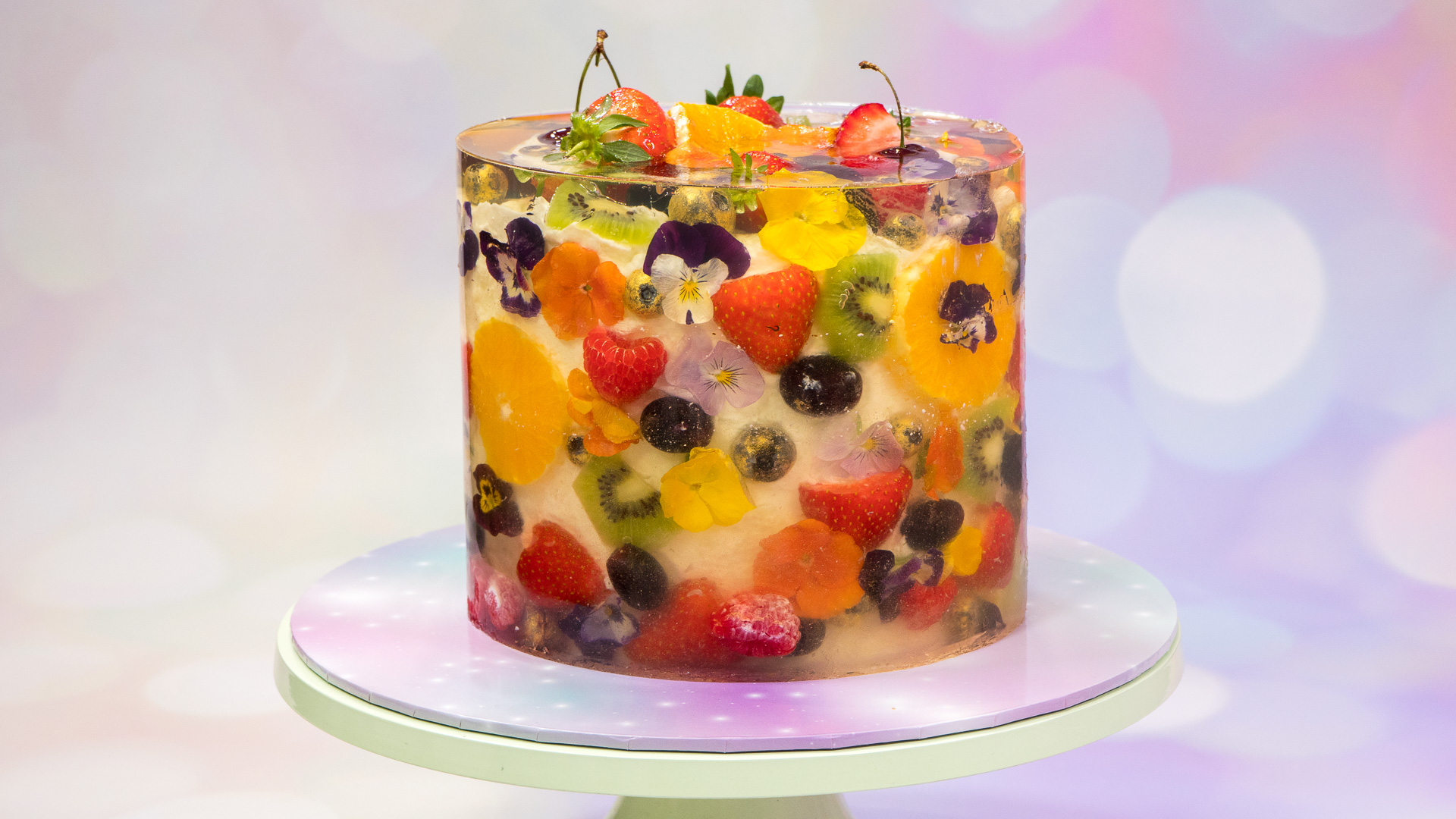 Fresh Fruit Cake with jelly topping | Bakery