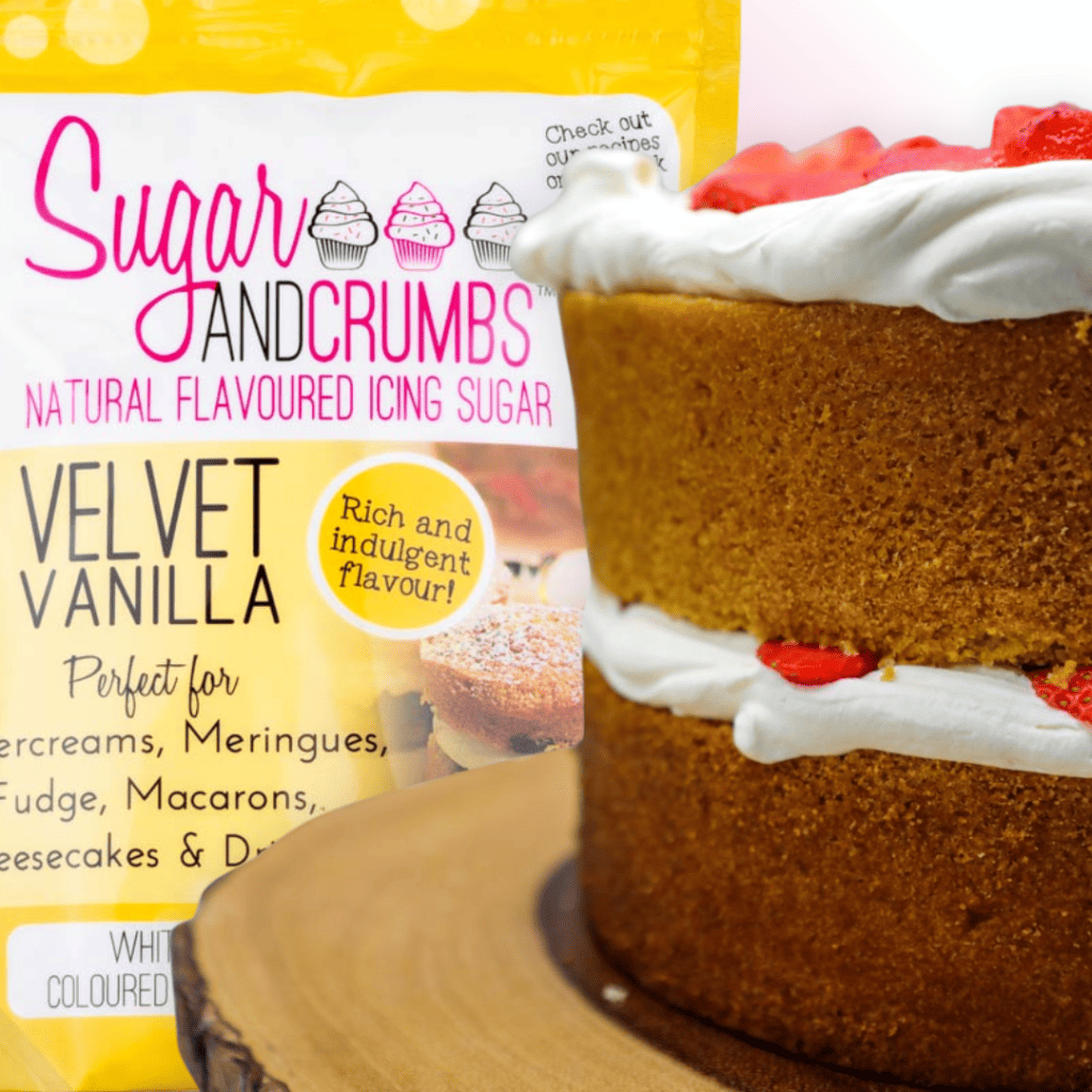 Sugar And Crumbs Natural Flavoured Icing Sugar Velvet Vanilla