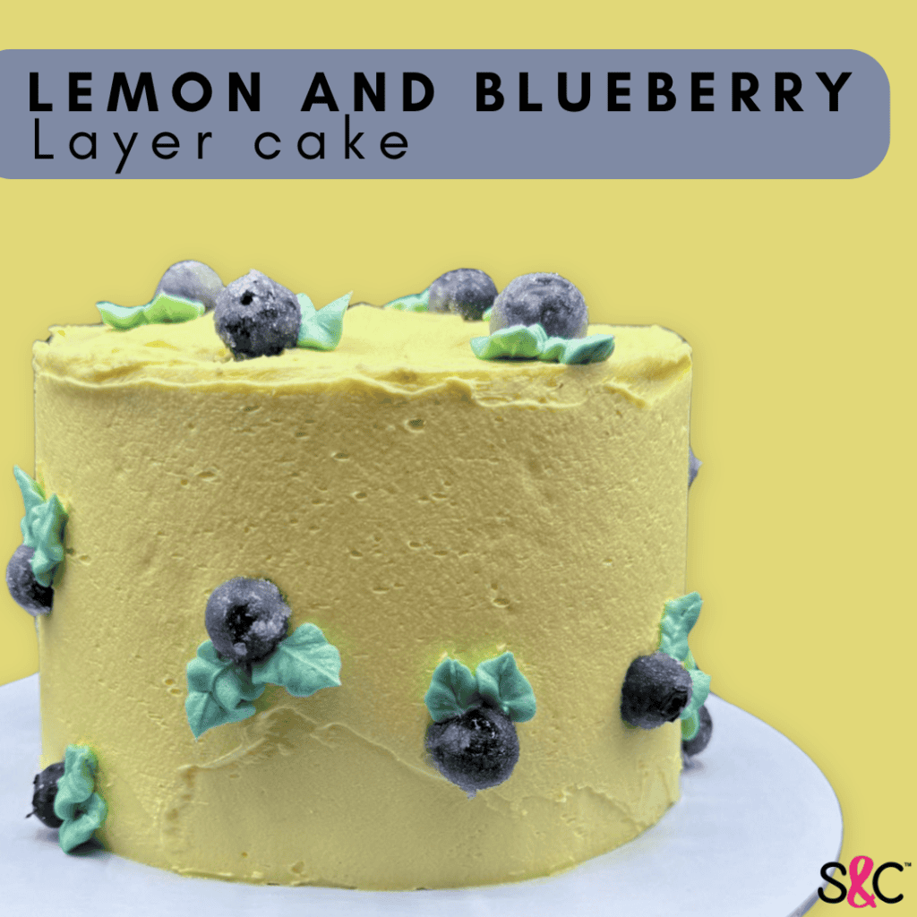 Lemon and Blueberry Layer Cake