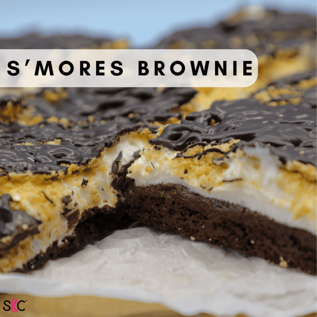 S'mores brownie recipe