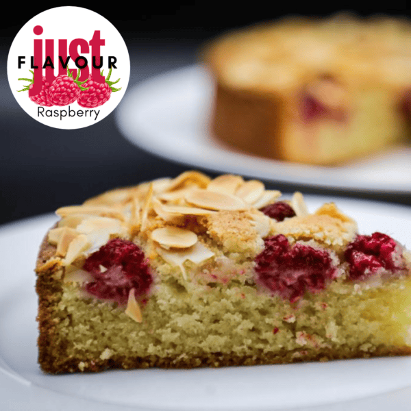 Just Flavour Raspberry almond sponge