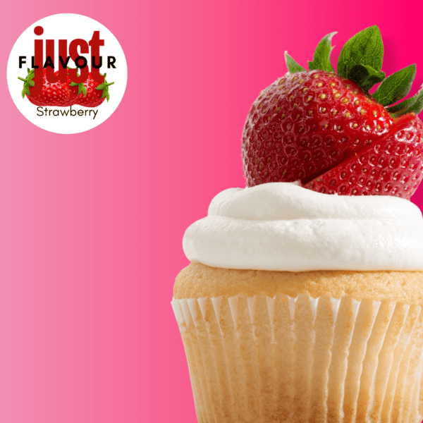 just flavour strawberry cupcake