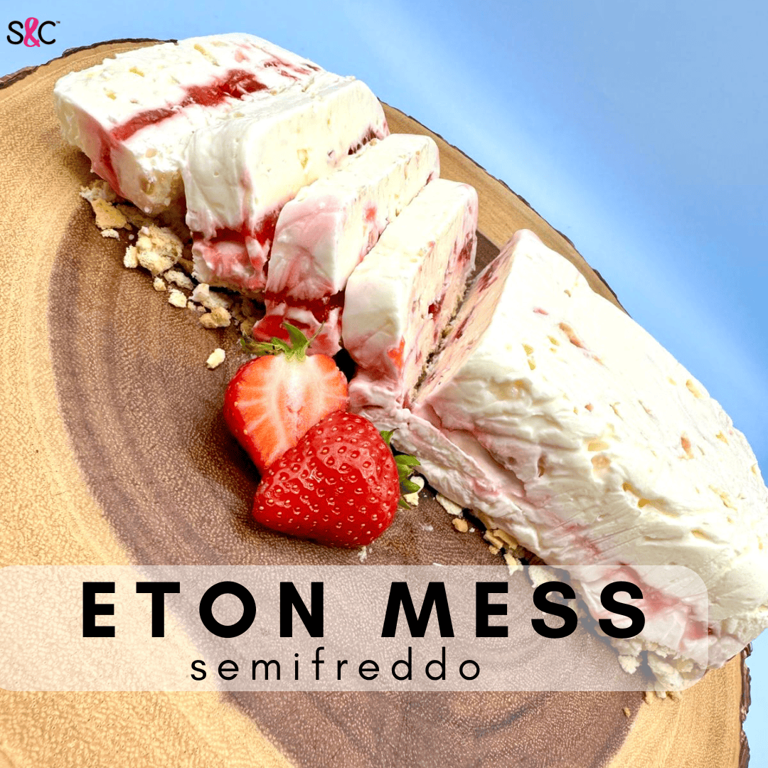 Eton mess semifreddo image