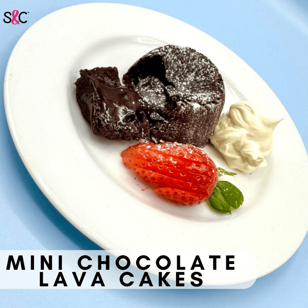 mini chocolate lava cakes