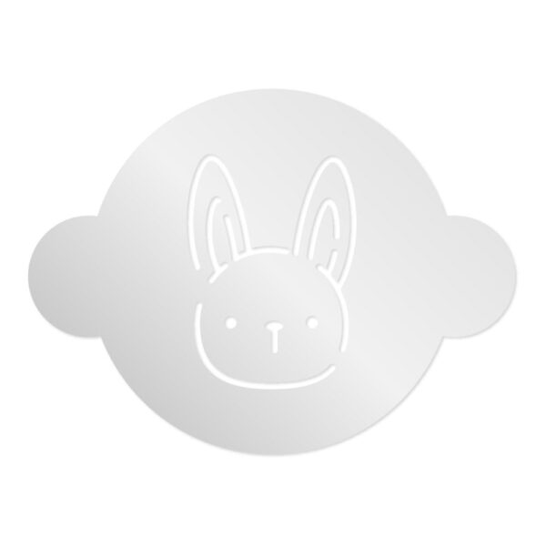 Cupcake Stencil - Easter Bunny